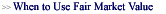When to Use Fair Market Value